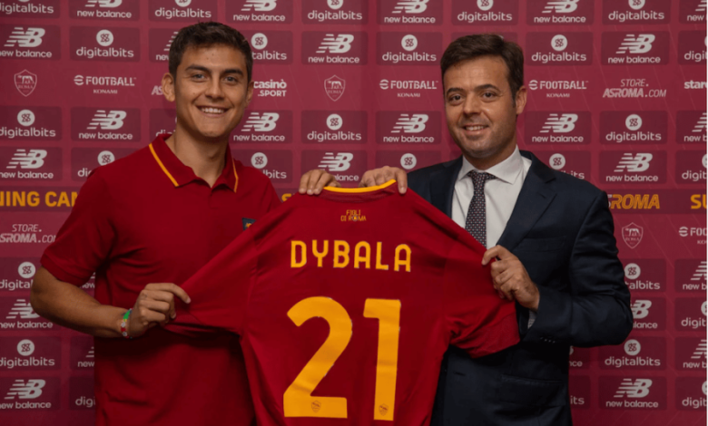 Italie: Paulo Dybala rejoint l'AS Rome pour se relancer