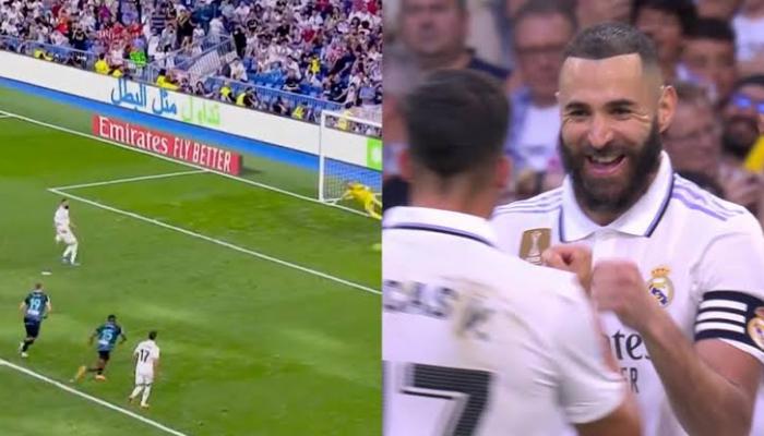 Le Real écrase Almeria.. Benzema brille avec un triplé