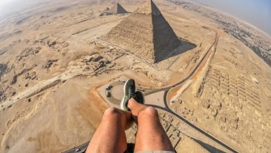 Survole des pyramides... un rêve devenu réalité grâce au parapente