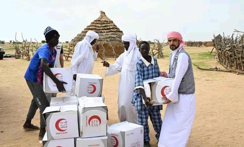 Les Émirats arabes unis continuent de distribuer 150 colis alimentaires à Amdjarass et aux villages voisins au Tchad