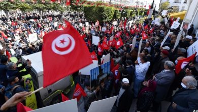 Manifestation à Tunis appelant au nettoyage des institutions des Frères musulmans 