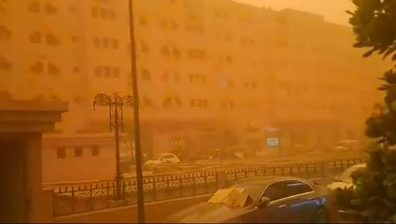 Une violente tempête de sable au Maroc a entraîné la mort d'un homme à Marrakech