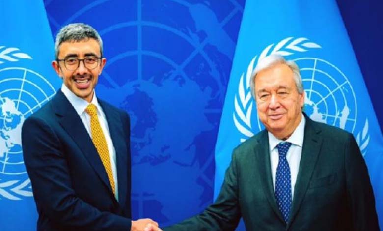 Abdullah bin Zayed rencontre Guterres... Sécurité, paix et responsabilité du Conseil de sécurité de l'ONU