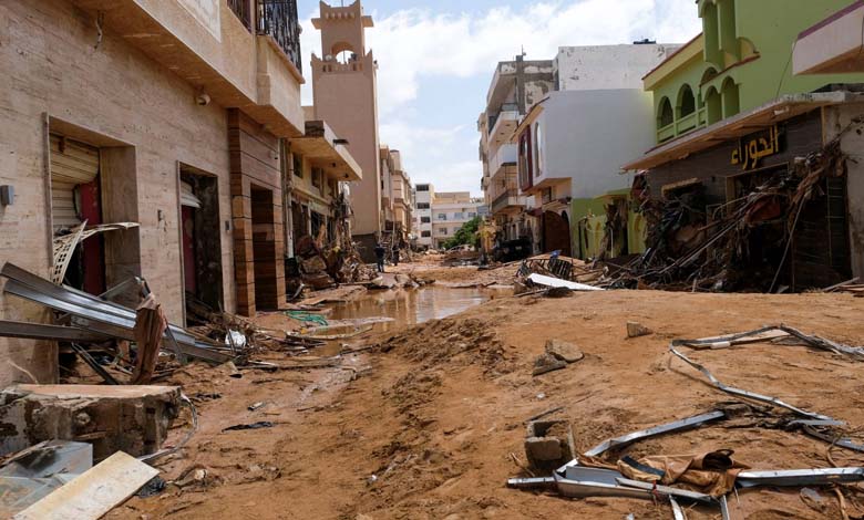 Après l'ouragan "Daniel"... Les glissements de terrain et les débris transforment Derna en Libye en une immense fosse commune