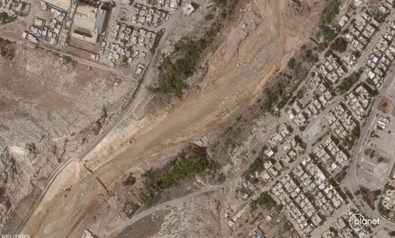 Derna vue de l'espace : des images impressionnantes révèlent l'ampleur de la catastrophe en Libye