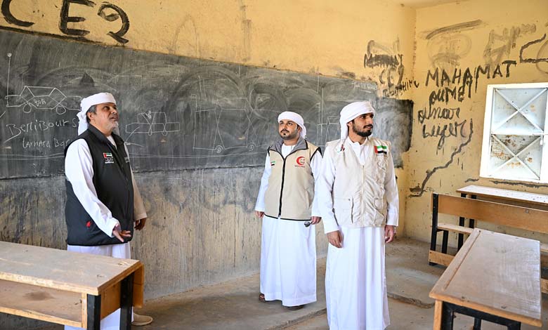 Les Émirats Arabes Unis réhabilitent et entretiennent des écoles à Amdjarass au Tchad