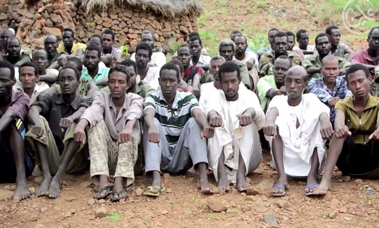 Prisonniers au sein des rangs de l'Armée Soudanaise 