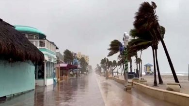 Une tempête submerge l'État de Floride aux États-Unis de pluie 