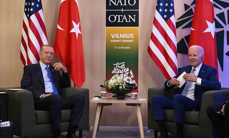 Erdoğan lors de sa première visite à Washington après des années de tension