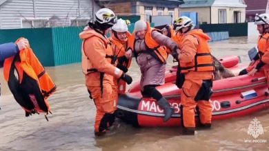 Fonte soudaine de la neige submergeant 10 000 maisons en Russie