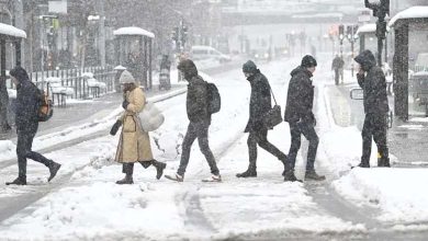 Une Tempête de Neige Printanière Frappe la Suède