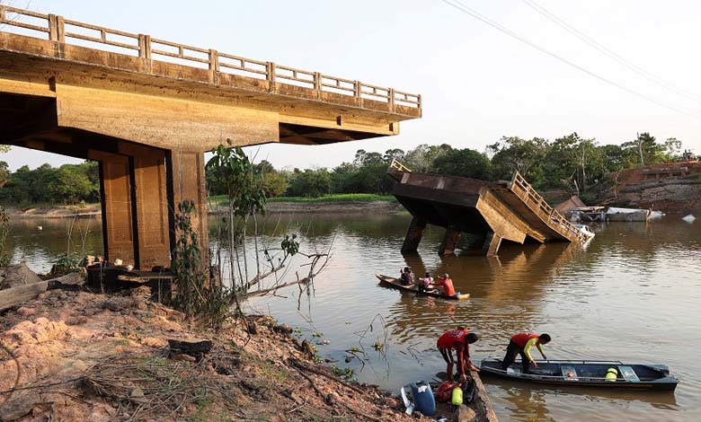 Effondrement d'un pont au Brésil