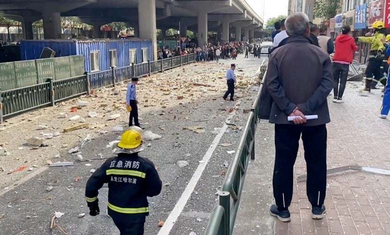 Explosion dans un appartement d'un immeuble résidentiel à Harbin, en Chine