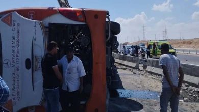 En raison d'un chameau : 34 blessés dans un accident de renversement de bus en Égypte