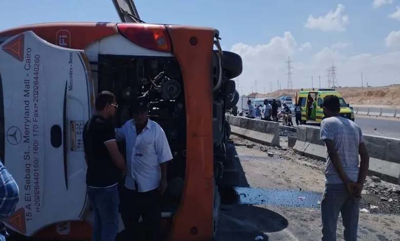 En raison d'un chameau : 34 blessés dans un accident de renversement de bus en Égypte