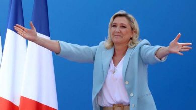 Le Pen appelle à un gouvernement d'unité nationale avant les élections législatives