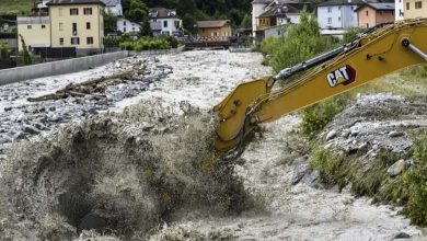 Les inondations en Suisse font des victimes