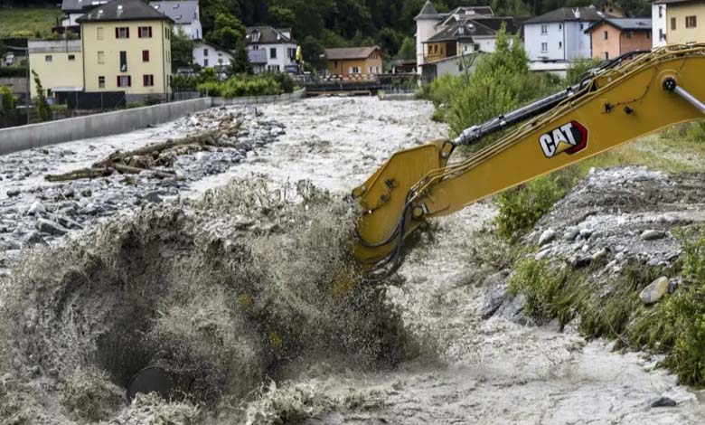 Les inondations en Suisse font des victimes