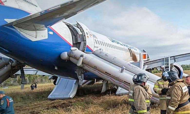 Trois blessés lors d'un atterrissage brutal d'un avion de ligne Russe