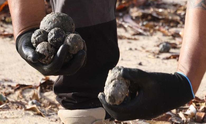 Australie : Fermeture de deux plages en raison de mystérieuses boules noires