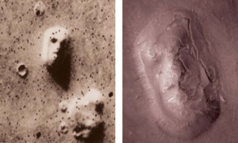 Quelque chose ressemblant à un visage humain sur Mars... Qu'est-ce que cela signifie ?