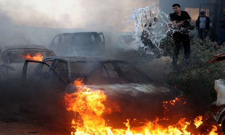 De Bruqin à Maghayer Al Dir : des colons poursuivent les Palestiniens par le feu et les déplacements