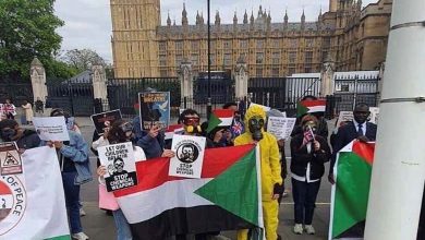 Marche de colère à Londres contre l'utilisation d'armes chimiques au Soudan