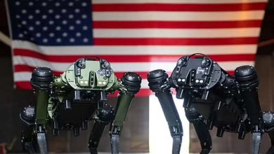 Chiens robots et avions légendaires : l’Amérique célèbre son armée à la manière de Trump