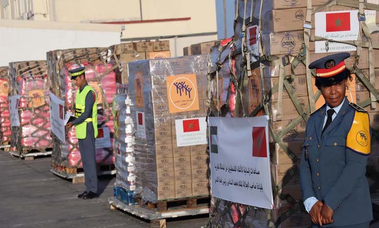 Aides d'urgence du roi du Maroc à Gaza via un canal spécial