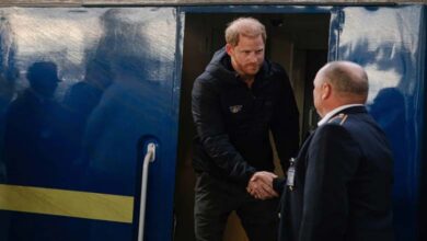 Harry en Ukraine… un message de soutien aux soldats blessés