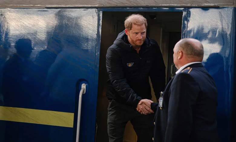 Harry en Ukraine… un message de soutien aux soldats blessés