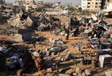 Un quart de million de déplacés de la ville de Gaza, Israël déterminée à vaincre le Hamas