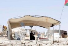 Um al Kher  en Cisjordanie étouffe