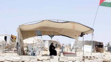 Um al Kher  en Cisjordanie étouffe