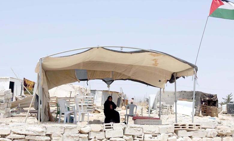 Um al Kher  en Cisjordanie étouffe