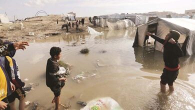 Les eaux de pluie inondent le plus grand hôpital de Gaza