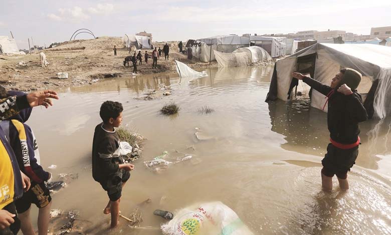 Les eaux de pluie inondent le plus grand hôpital de Gaza