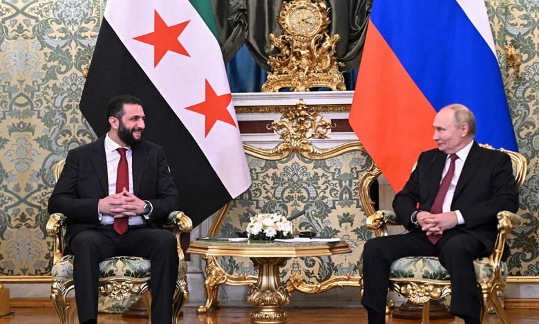 La présence militaire russe en Syrie au cœur de l’agenda de la rencontre entre Al-Charaa et Poutine
