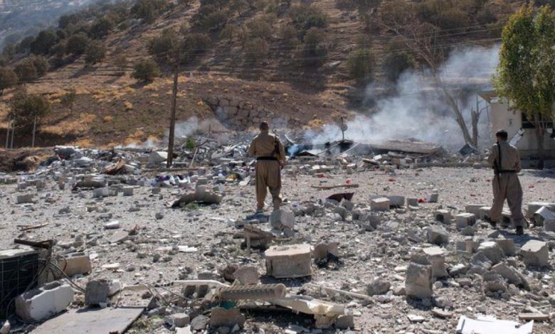 Corps des gardiens de la révolution islamique frappe un camp d’un parti kurde d’opposition à Erbil