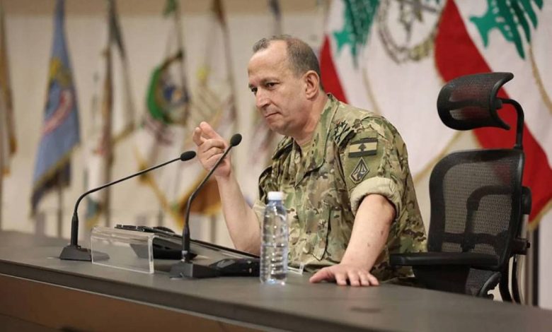 Le commandant de l’armée libanaise condamne les attaques contre l’institution militaire