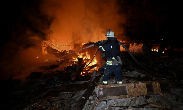 Kiev sous les frappes russes : attaques de drones et de missiles