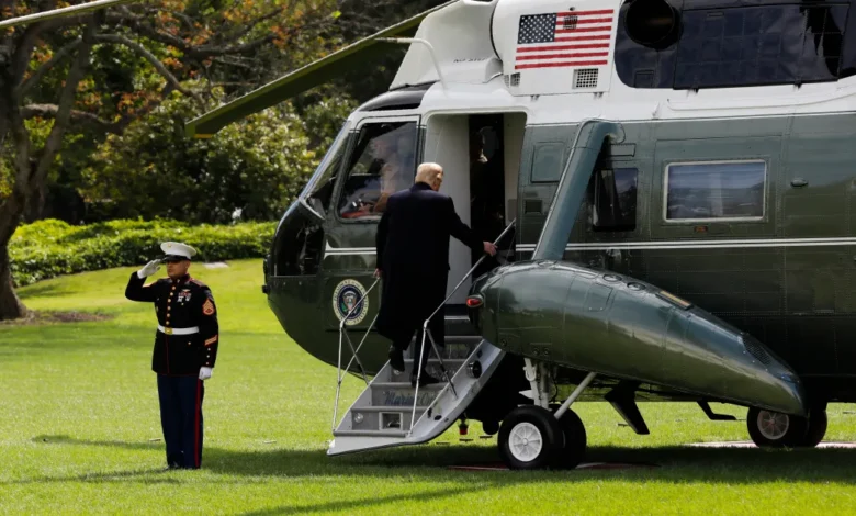 L’héliport de Marine One : la dernière empreinte de Donald Trump à la Maison-Blanche