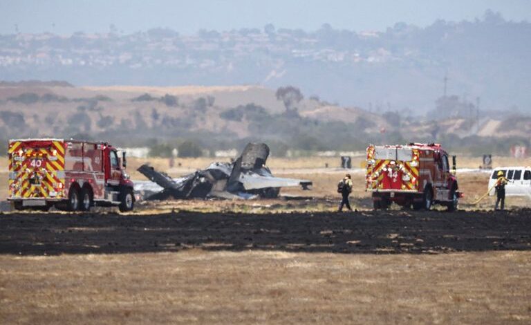 Crash d’un chasseur F-35 près d’une base d’élite en Californie
