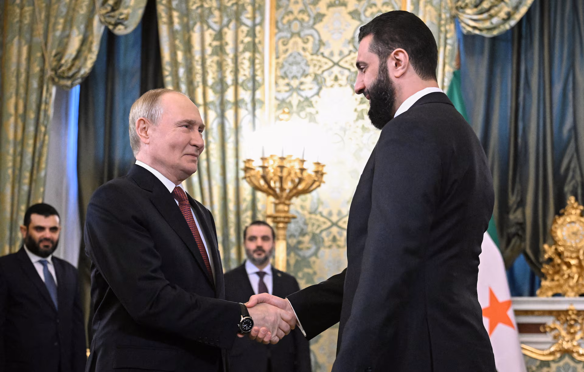 Poutine confirme à Al-Charaa son soutien à l’unité de la Syrie