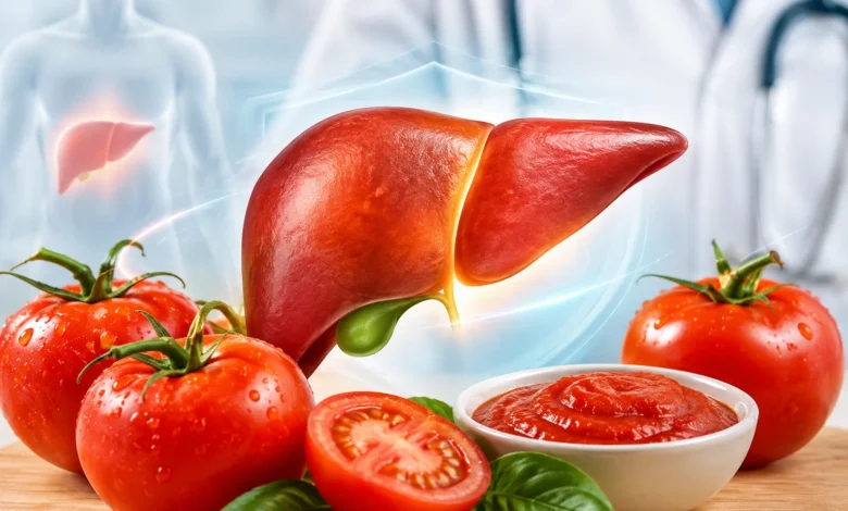 Quel est le lien entre la consommation de tomates et la graisse du foie ?