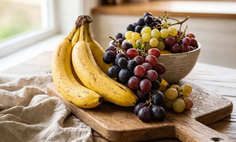 Quels effets les bananes et les raisins ont-ils sur votre alimentation ?